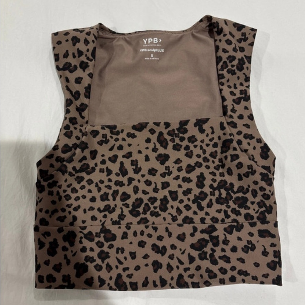 Ypb Abercrombie cheetah workout top